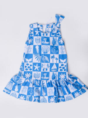 Vestido Azulejo Marítimo