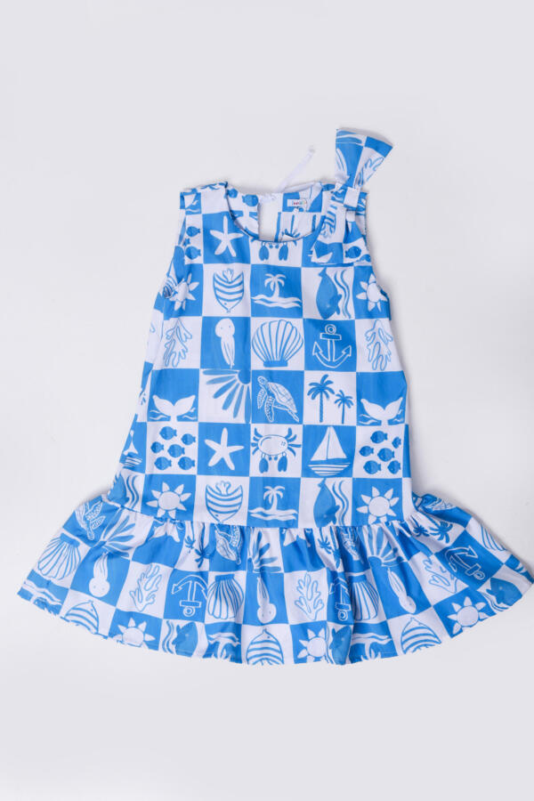 Vestido Azulejo Marítimo