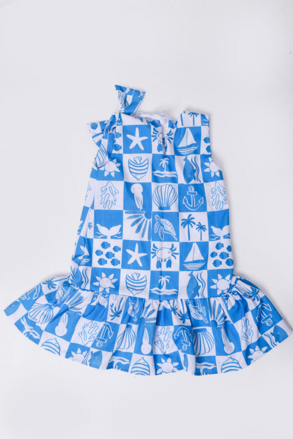 Vestido Azulejo Marítimo