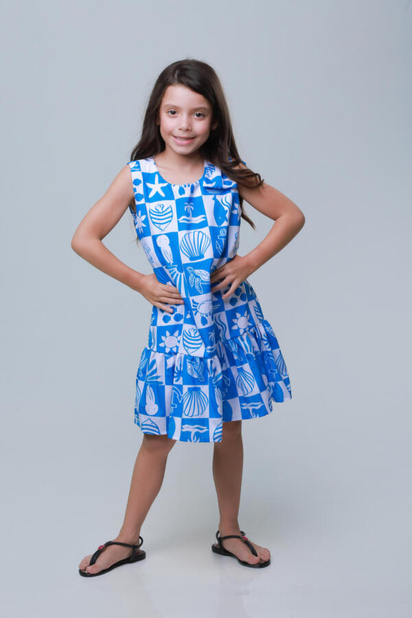 Vestido Azulejo Marítimo